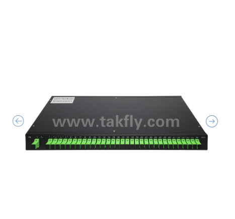 1U Rack Mount PLC Optical Splitter 19" Panel, однорежимный G657A1, SC/APC, для распределения оптического сигнала