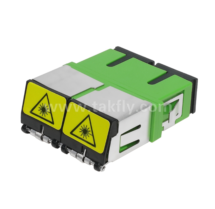 SC Duplex Adapter с передней жалюзи