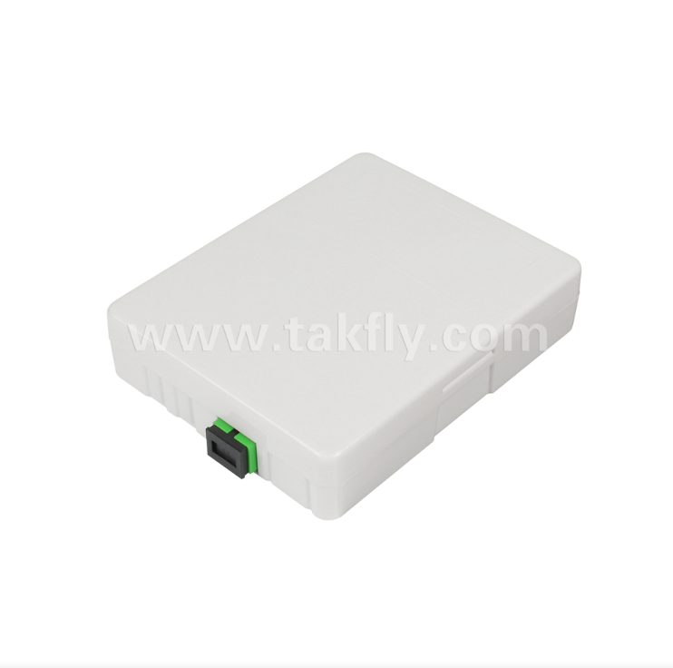 TKS-1806-02GB Коробка для окончания волоконного соединения - настольная или настенная установка, идеальна для FTTH Final Drop & Pigtail Termination