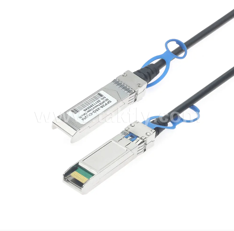 Высокопроизводительный 25G SFP28 DAC – Идеально подходит для коммутаторов 25GbE и сетей центров обработки данных
