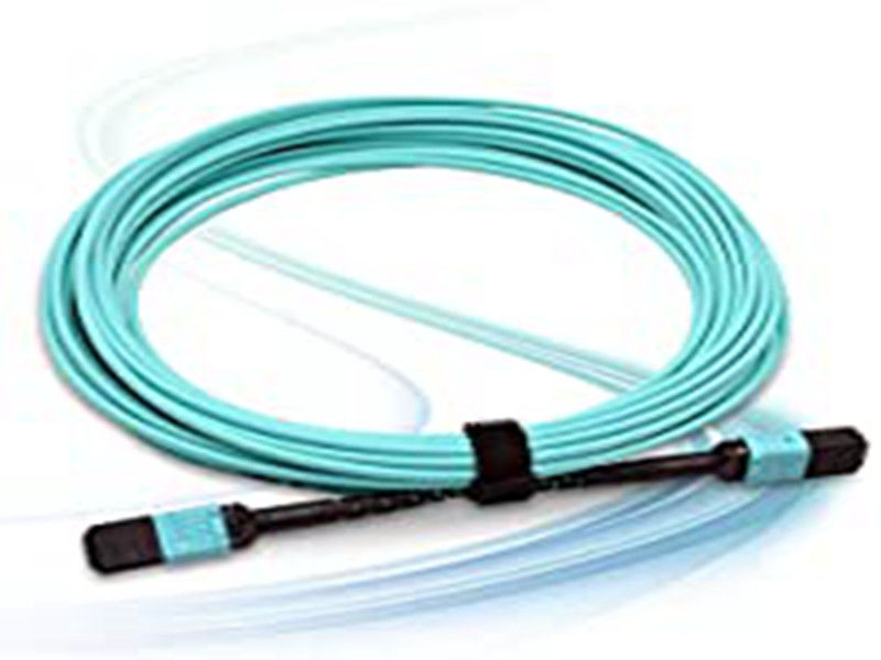 12 тип ядра OM3 оптическое волокно Patchcord кабеля хобота LSZH 3.0mm MPO MTP